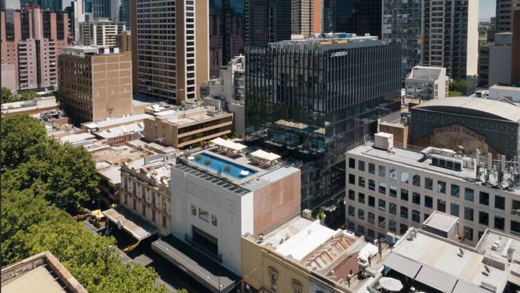 Le Splash Rooftop at Le Meridien hotel. 