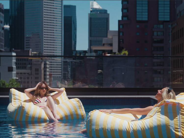 Have a dip in Le Méridien Melbourne's rooftop pool Have a dip in Le Méridien Melbourne's rooftop pool