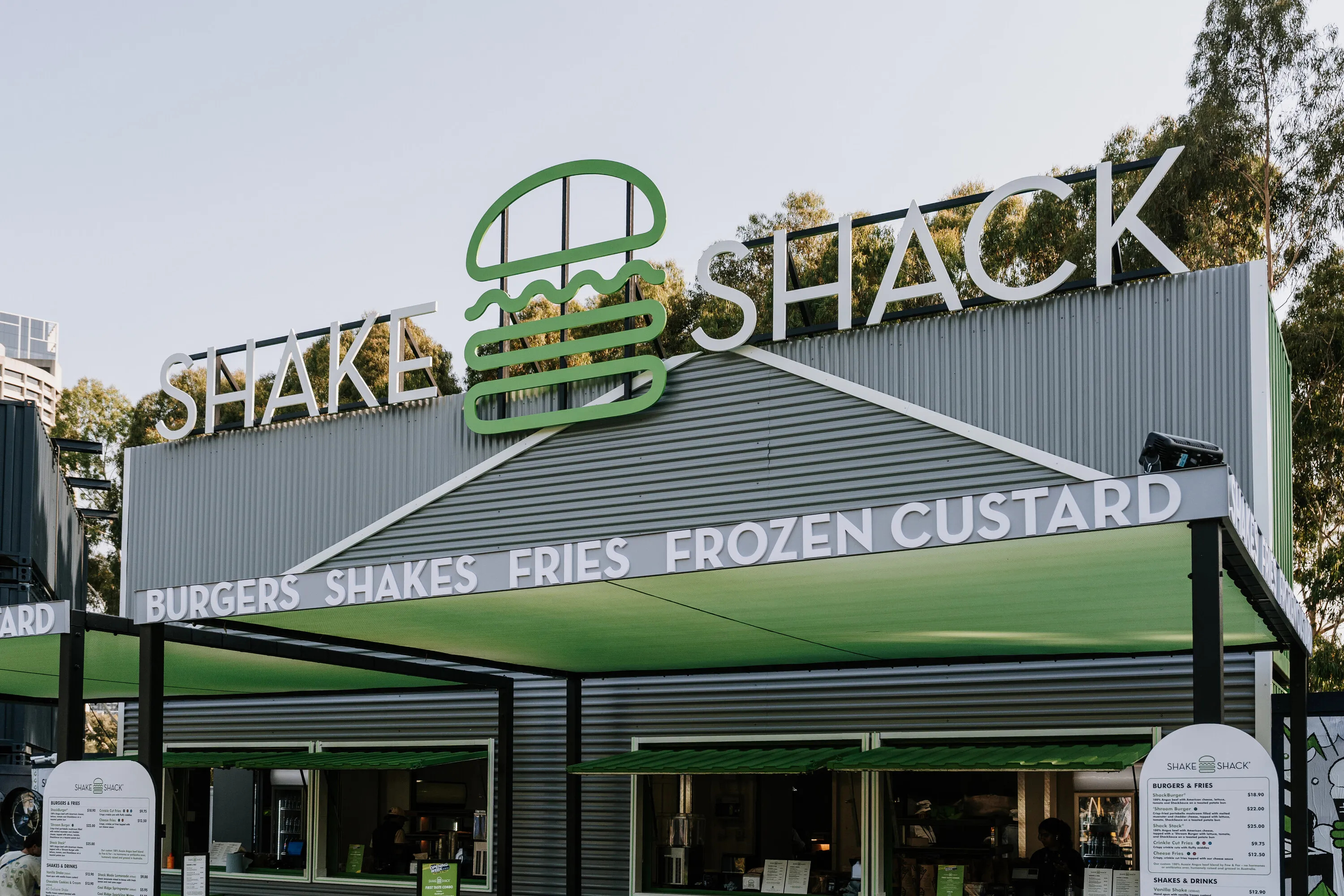 Shake Shack at the Australian Open.