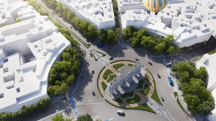 Bulevar de la Puerta de Alcalá. Ayuntamiento de Madrid