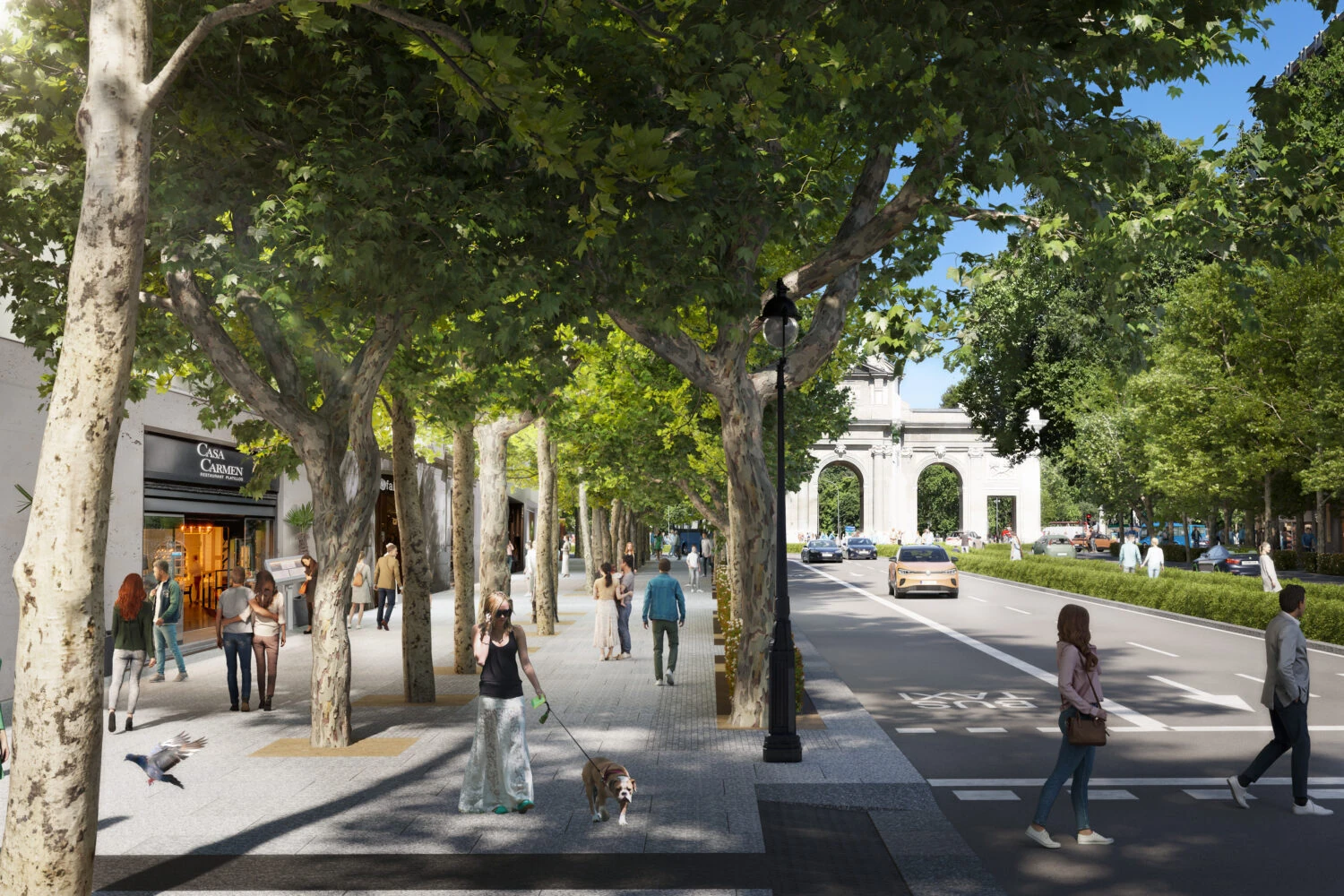 Bulevar de la Puerta de Alcal&aacute;. Ayuntamiento de Madrid