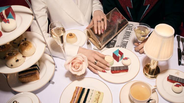 David Bowie tea at Hotel Café Royal