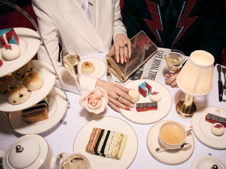 David Bowie tea at Hotel Café Royal