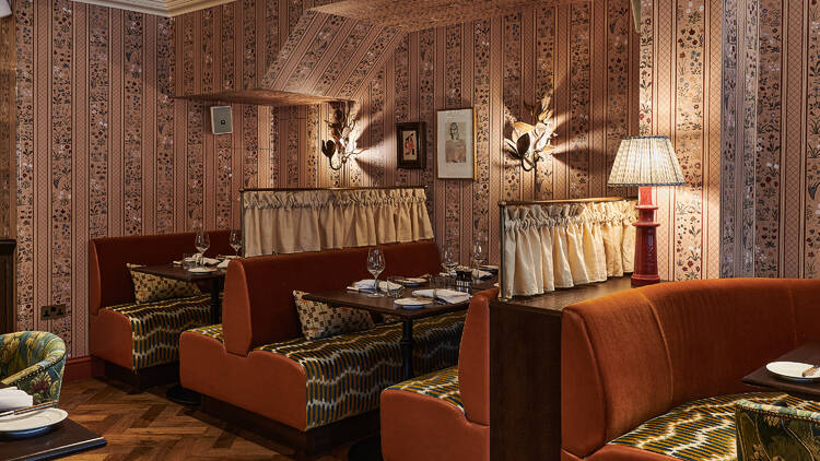 Interior of Julie's restaurant