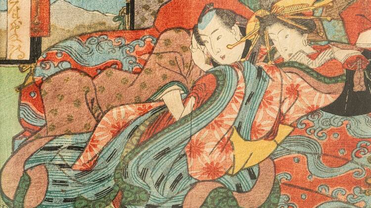 江戸時代のポップカルチャー、「豆判春画」約100点が歌舞伎町で展示