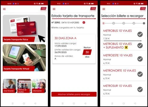 Mi Tarjeta Transporte. Google Play Store