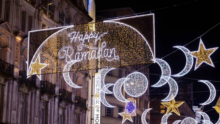 Ramadan lights in London