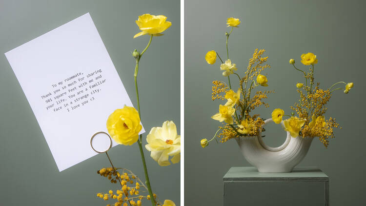 love letter gallery floral arrangement