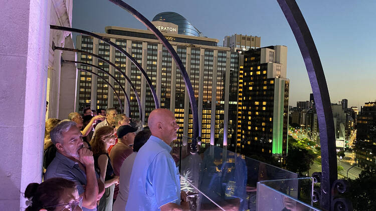 Moon Watching from the Torre Monumental