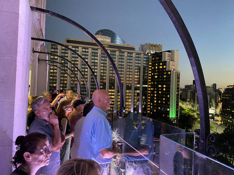 Moon Watching from the Torre Monumental