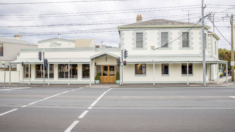 The facade of the Laurel Hotel in Ascot Vale.