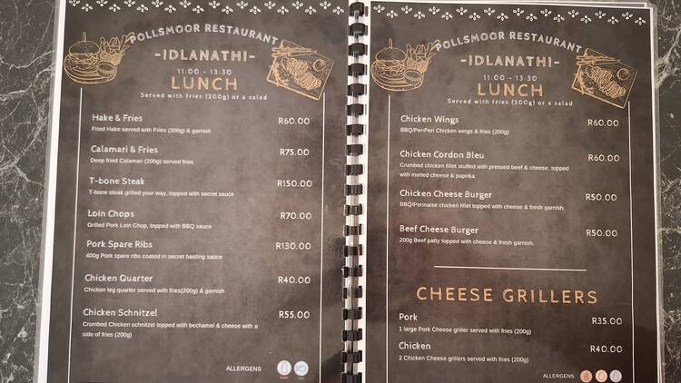 Pollsmoor prison restaurant Idlanathi