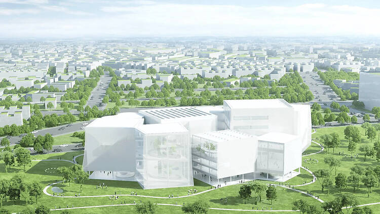 台中に美術館と図書館を融合した文化拠点が開館