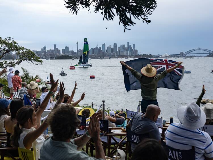 Ferry it over to Shark Island’s Waterfront Premium experience