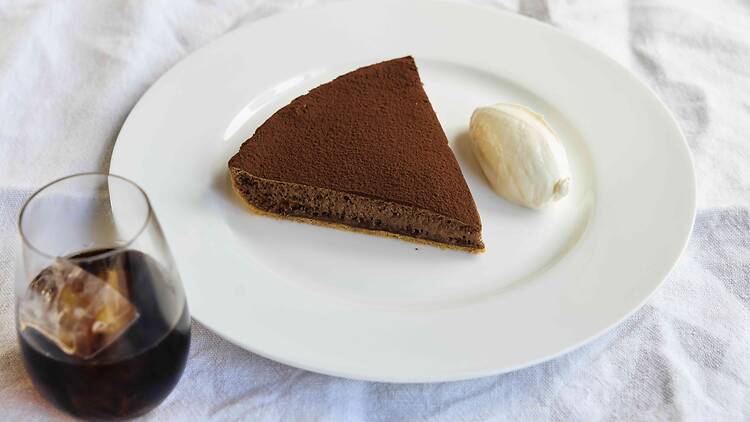 The chocolate tart at South End
