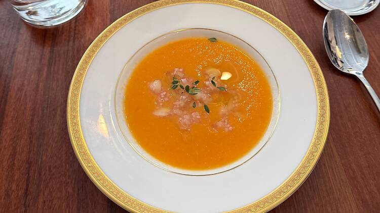 Chilled soup at South End