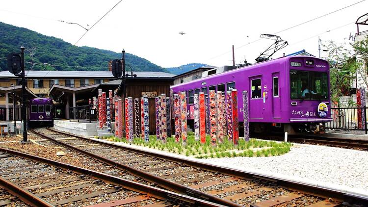 Retro Sake Tasting Train