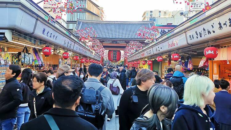 2. Nakamise Shopping Street in Asakusa