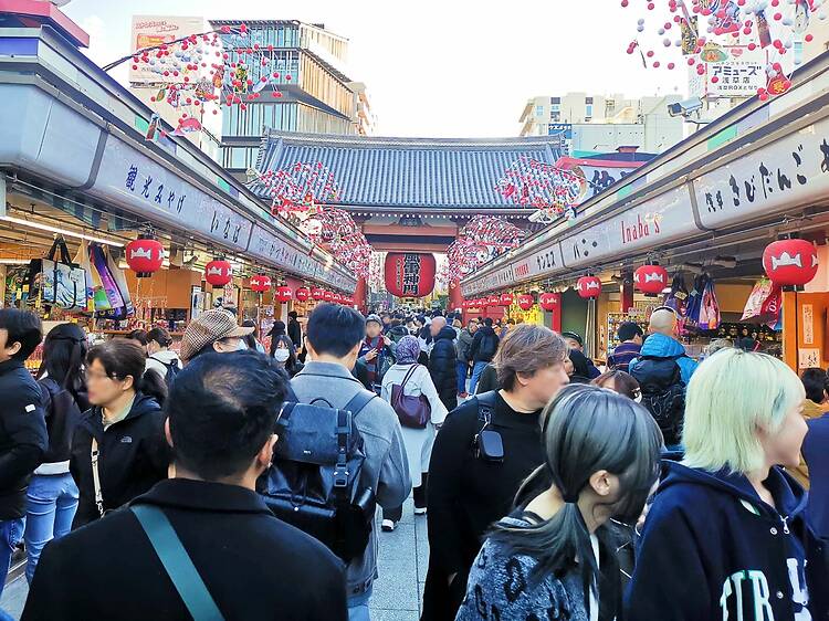 2. Nakamise Shopping Street in Asakusa