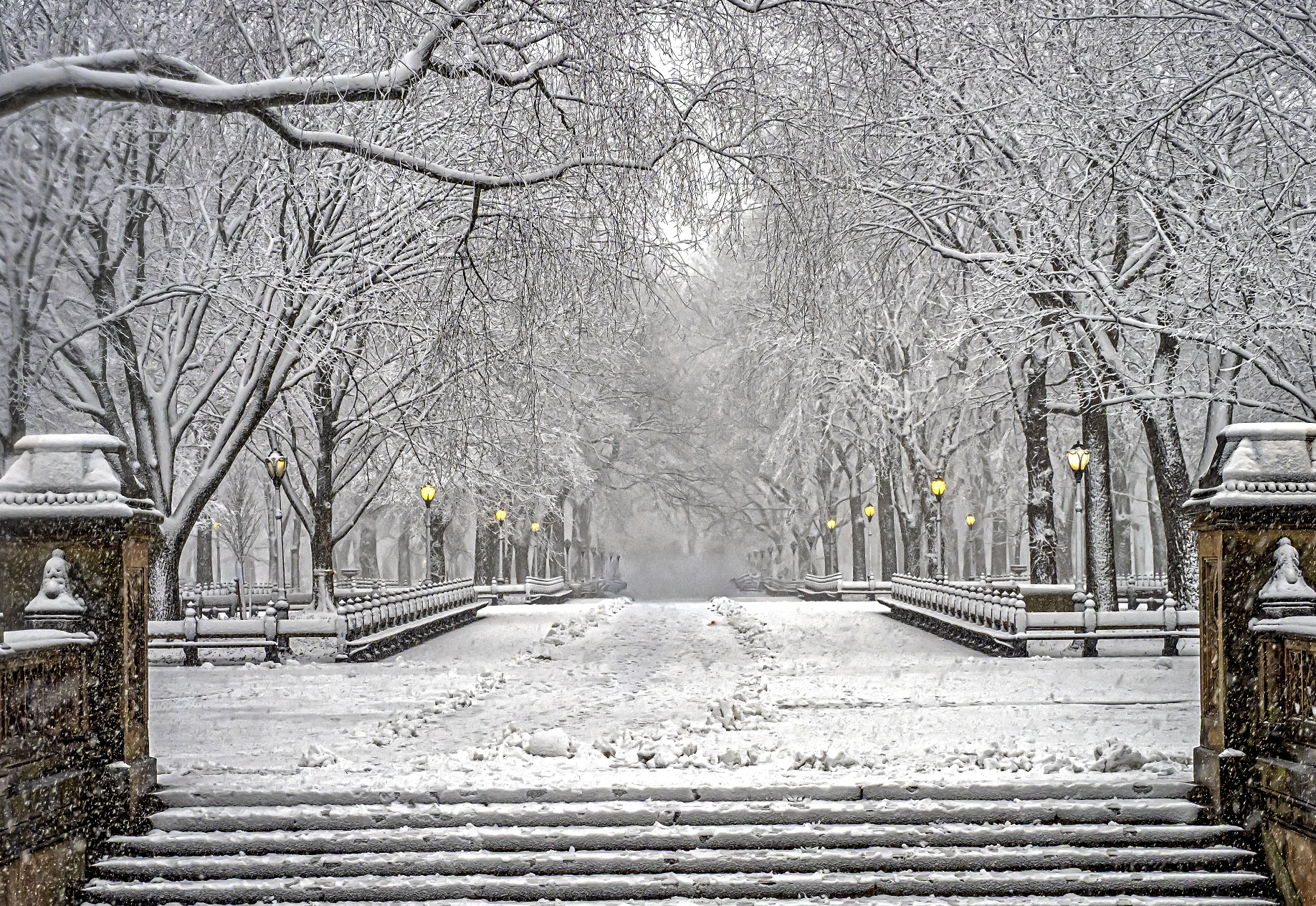 New York, it's only going to get colder out there today