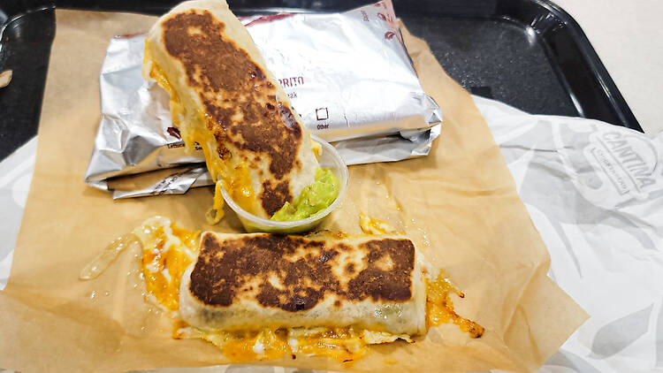 Cheesy Dipping Steak Burrito