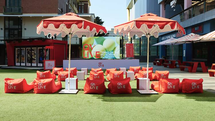 QV Melbourne Summer Tennis Live & Outdoor Evening Cinema