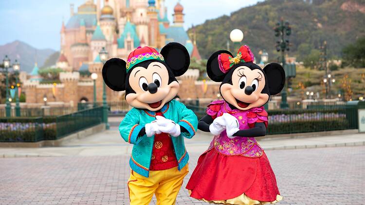 Hong Kong Disneyland chinese lunar new year