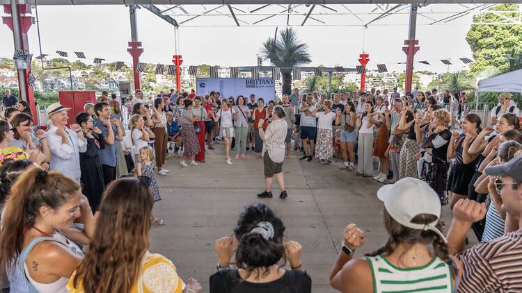 Dancing at Brittany Down Under 