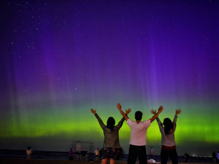 The Aurora Australis (Southern Lights) could be visible from Victoria tonight
