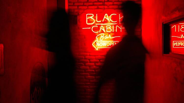 Stuck for plans in Thonglor? This red-lit cabin serves live music and creative cocktails every night