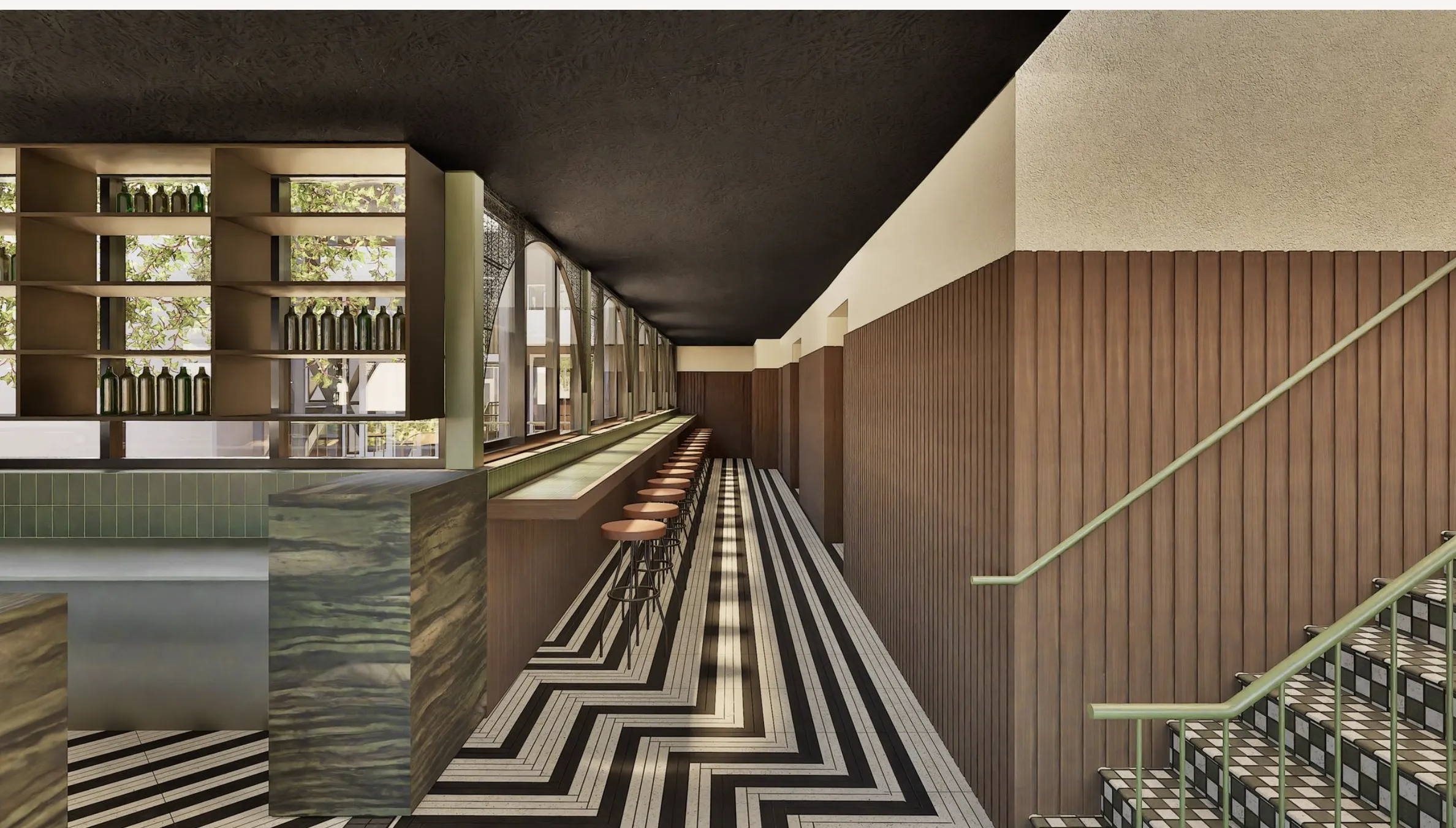 Garden State Hotel Render