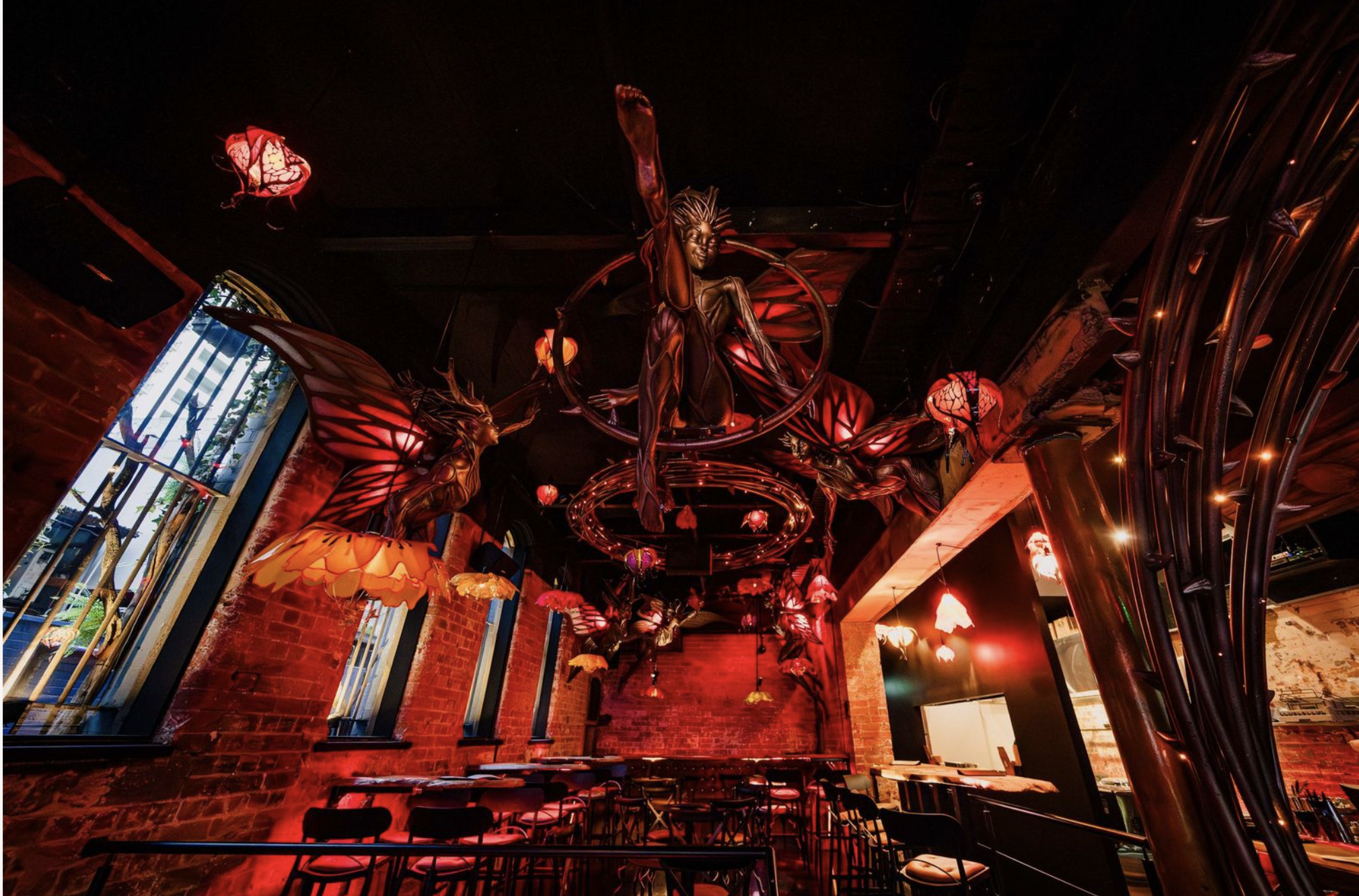 Melbourne's theatrical new cocktail bar delivers drinks via zipline in an Aussie first