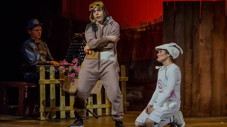 El pequeño conejo blanco