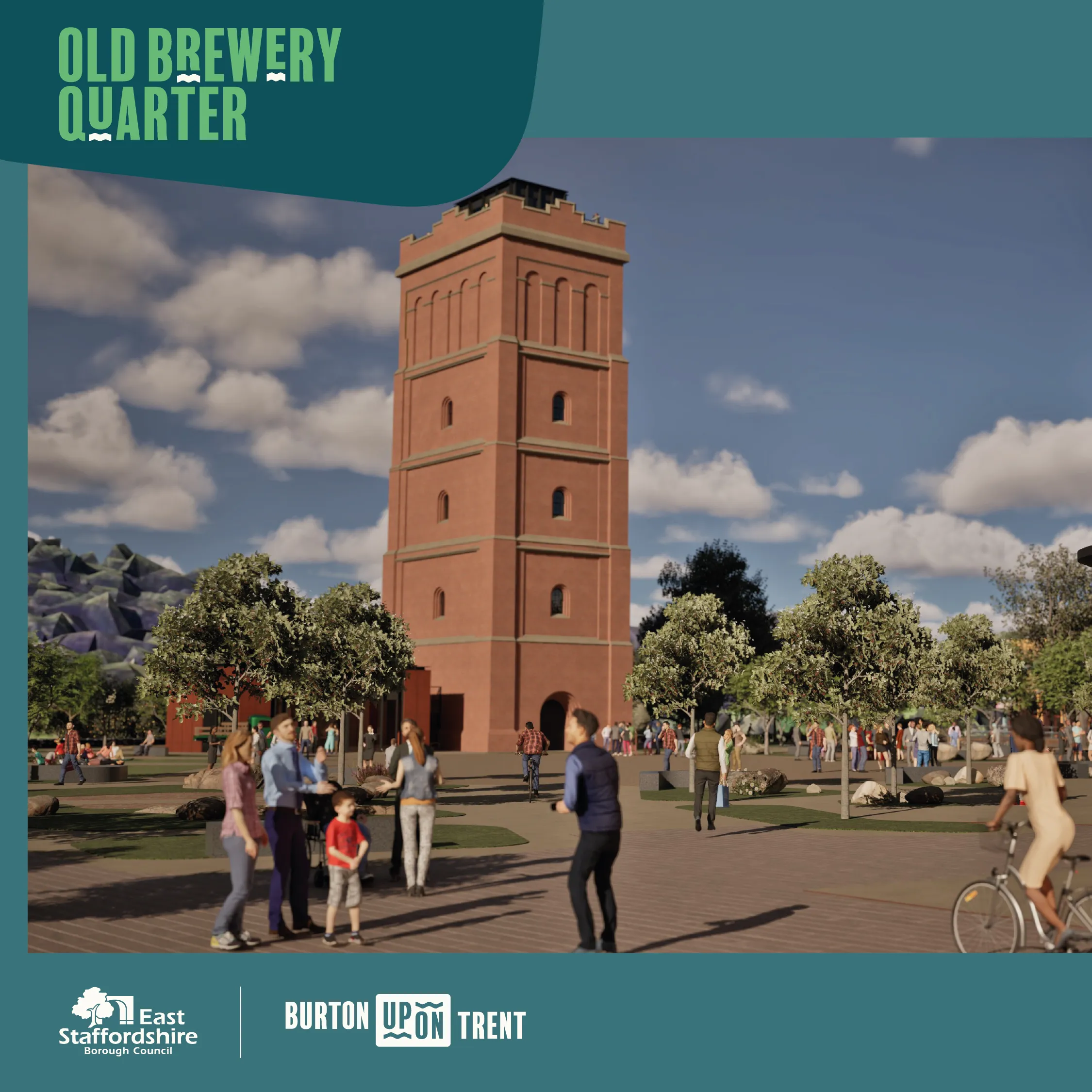 The newly designed plans of Old Brewery Quarter 