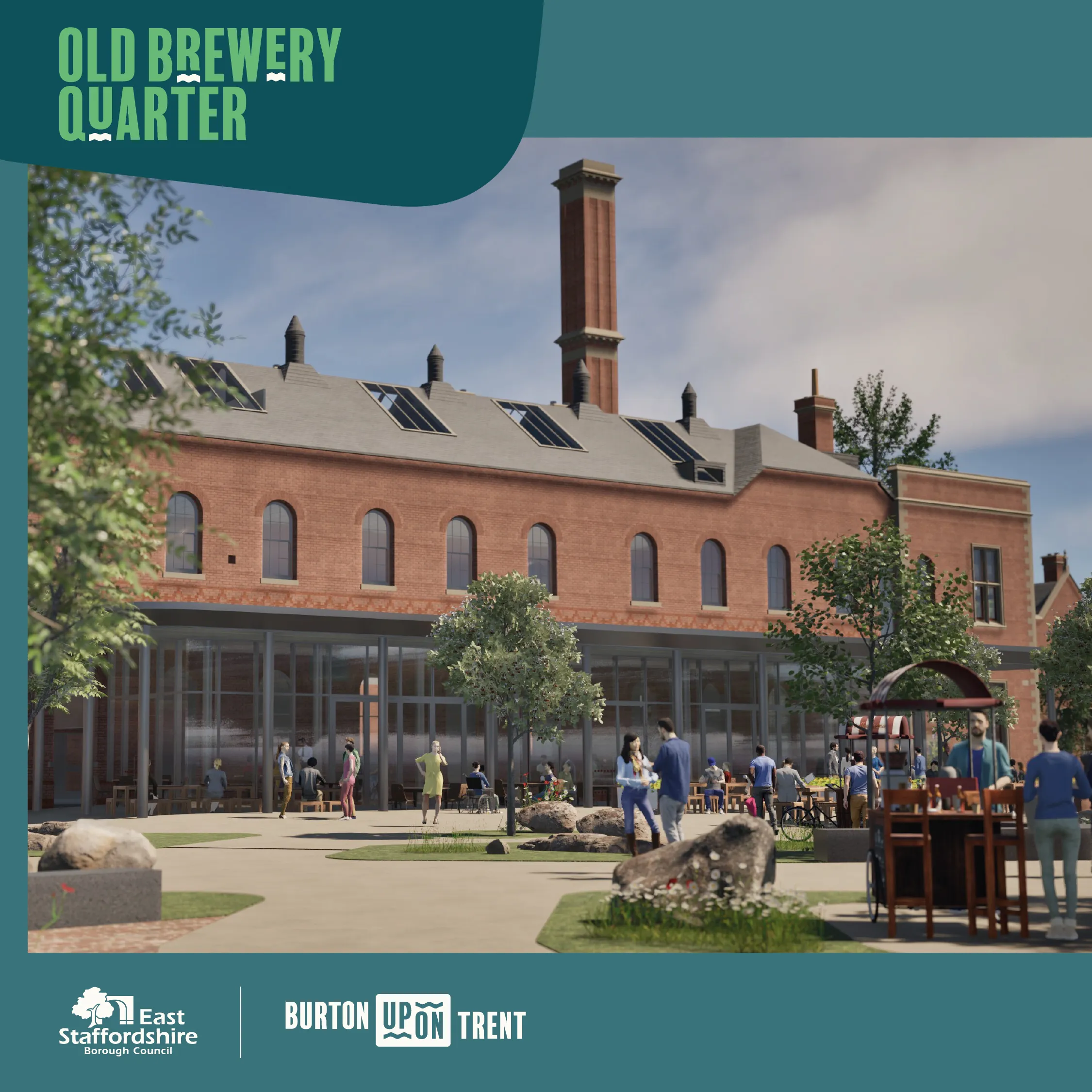 The newly designed plans of Old Brewery Quarter 