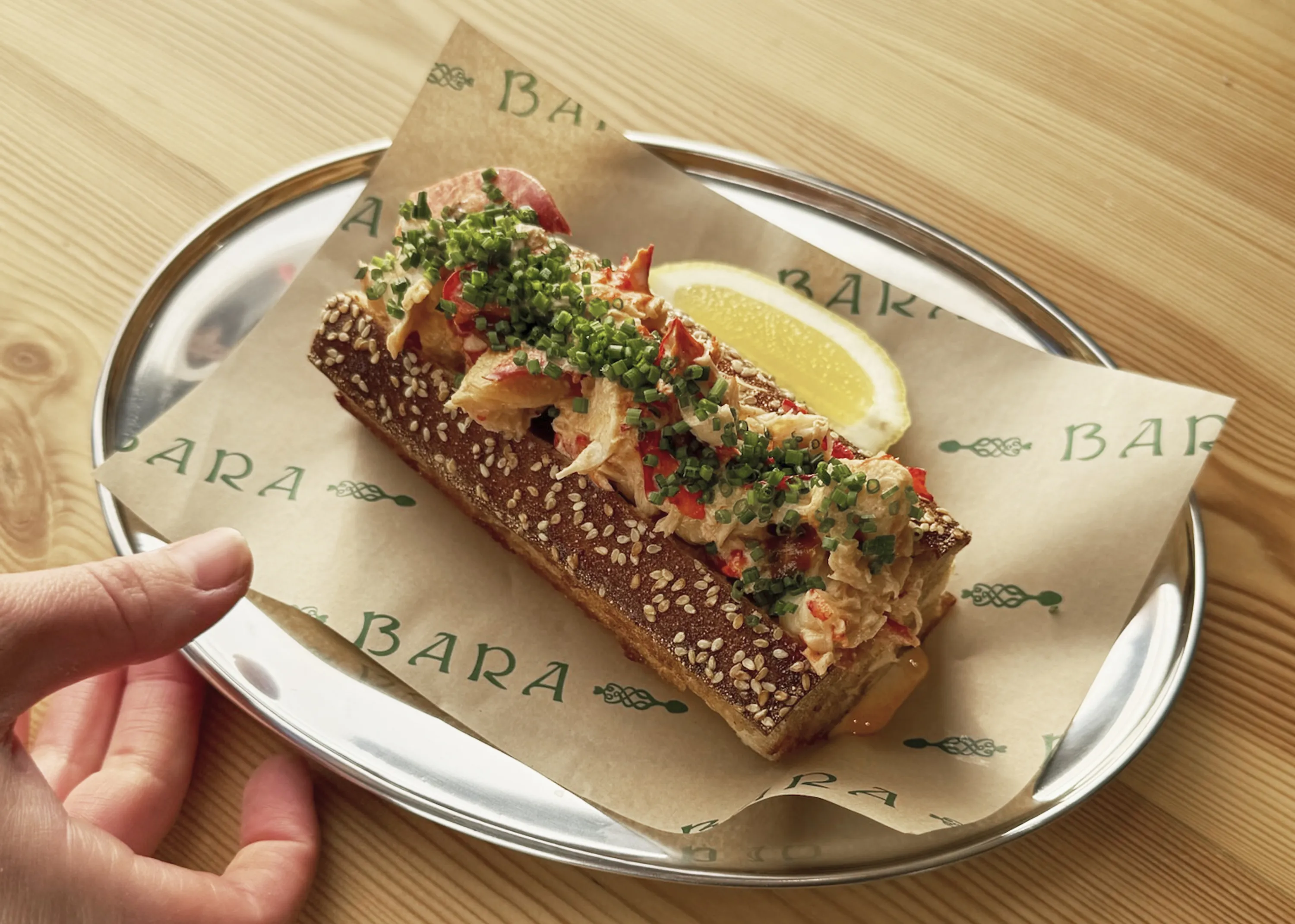 Pembrokeshire Lobster Roll at Bara 