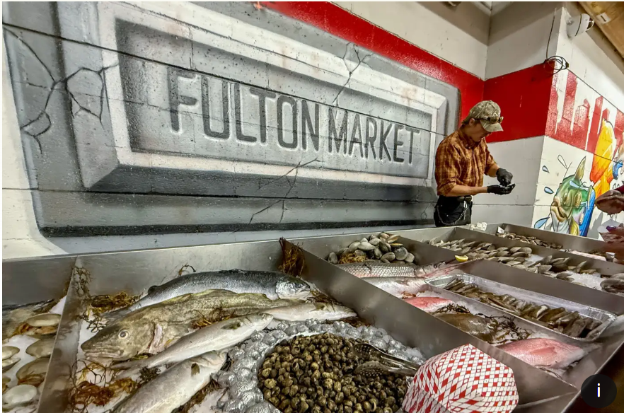 Have dinner and drinks inside a jacuzzi at this fish market in the Bronx next month