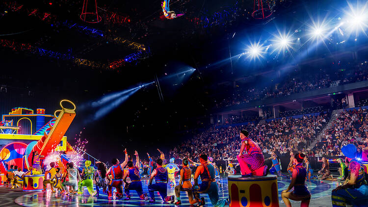 Ringling Bros and Barnum--Bailey- The finale soars with energy as the full Ringling cast fills the