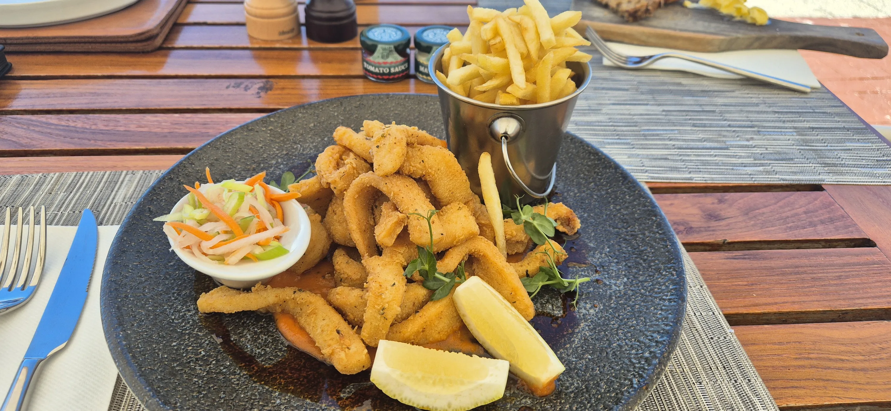 Calamari @ Tobago's Waterfront