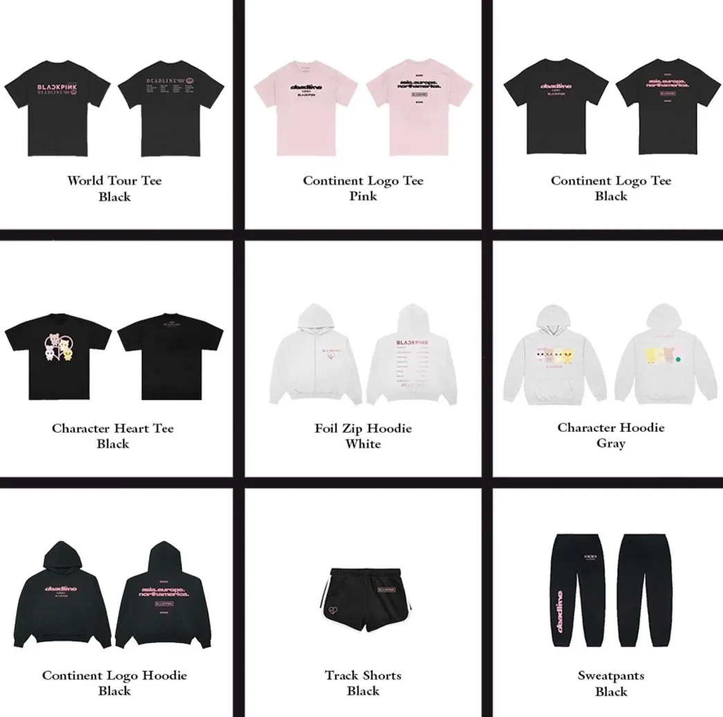 Blackpink hk concert merch