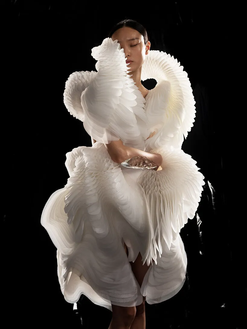 Iris van Herpen, Morphogenesis Dress, from the Sensory Seas collection, 2020