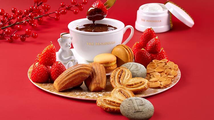 情人節甜品推介︰半島精品店與咖啡廳 期間限定朱古力火鍋