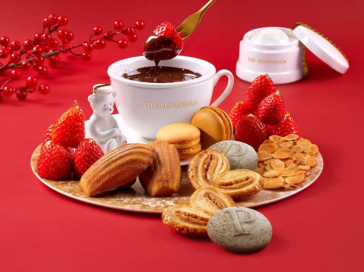 情人節甜品推介︰半島精品店與咖啡廳 期間限定朱古力火鍋