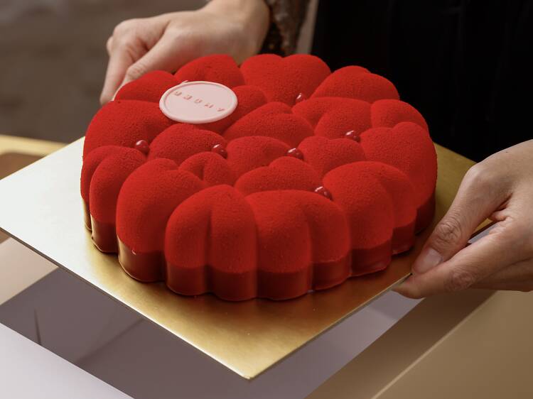 情人節甜品推介︰置地文華 LMO 限量供應情人節綺紅蛋糕