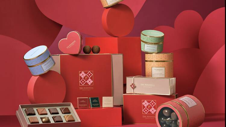 情人節禮物甜品推介2026：半島限定朱古力火鍋、手工朱古力、心型禮盒$125起、情人節花藝系列