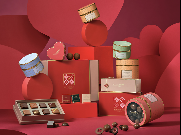 情人節禮物甜品推介2026：半島限定朱古力火鍋、手工朱古力、心型禮盒$125起、情人節花藝系列