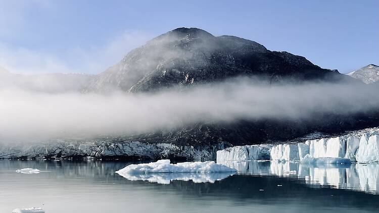 Greenland cold water swimming