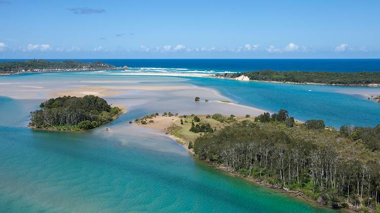 The scenic Nambucca River, Nambucca Heads