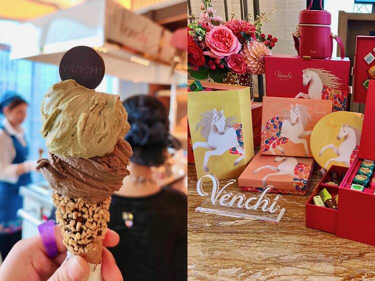 Venchi x 香港瑞吉酒店「潤」首席茶藝師賀年茶香意式雪糕