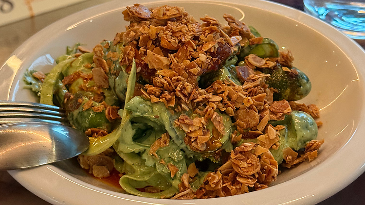 A cucumber dish at The Palomar